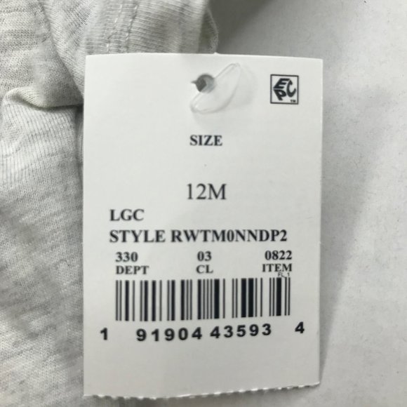 Mad Engine Star Wars Boy's Short Sleeve Pullover Shirt 12 Month Gray New - Picture 5 of 12